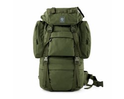 Solier Outrider SV26 - Tactische Rugzak 55L - MOLLE Systeem - Verstelbare Schouderbanden en Heupgordel - Outdoor Trekking Rugtas - Groen
