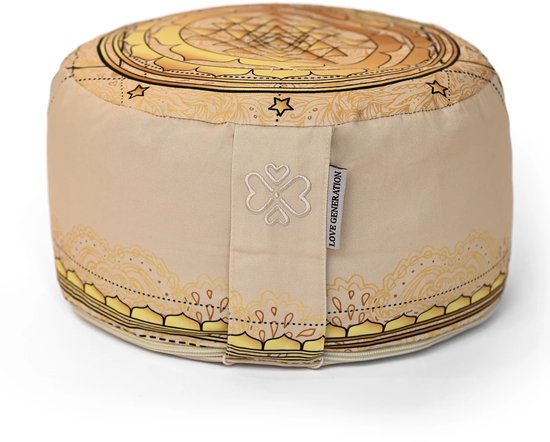 Love Generation - Meditatiekussen - Rond - Sri Yantra van Merkloos — afbeelding 5