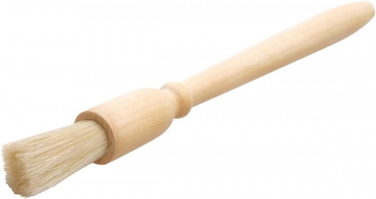 Houten borstel met zuivere haren voor dagelijks gebruik