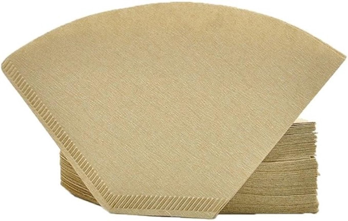 Vormige papieren koffiefilters - 40 stuks voor filterapparaten