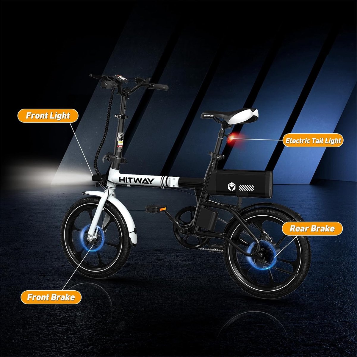 Hitway BK35S - Opvouwbare City E-Bike