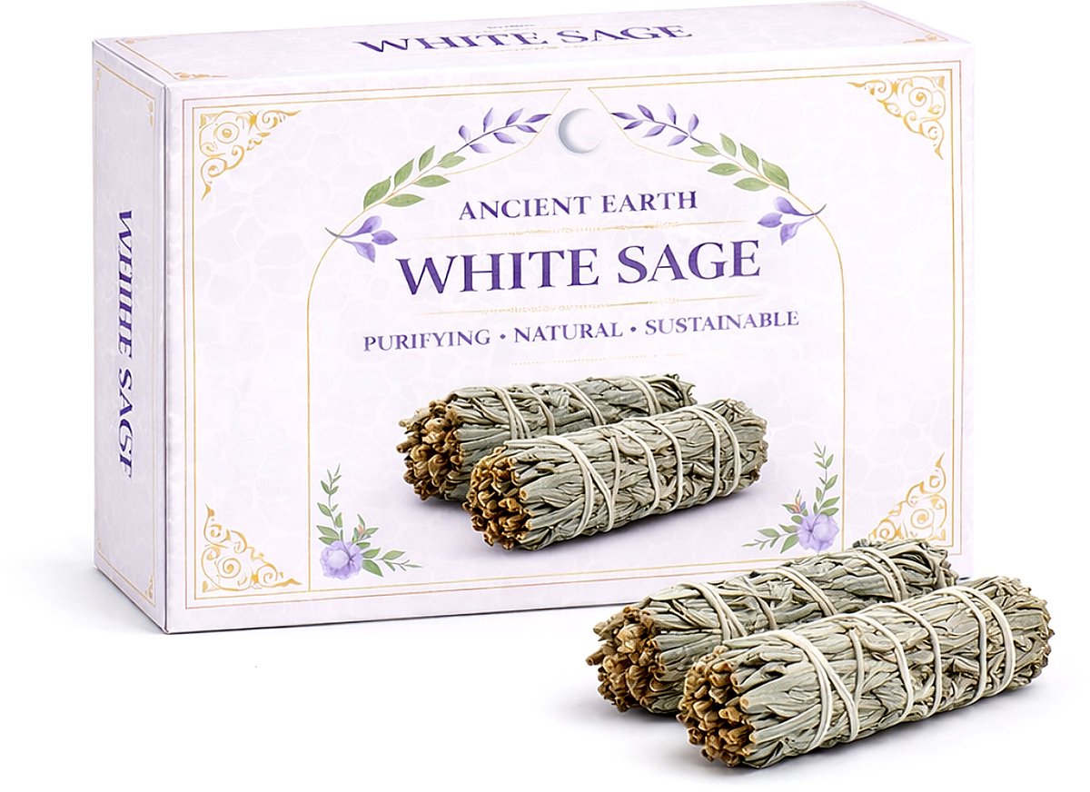 Witte Salie Smugde 2 Stuks uit Mexico - Premium Kwaliteit - White Sage - Palo Santo - Wierook