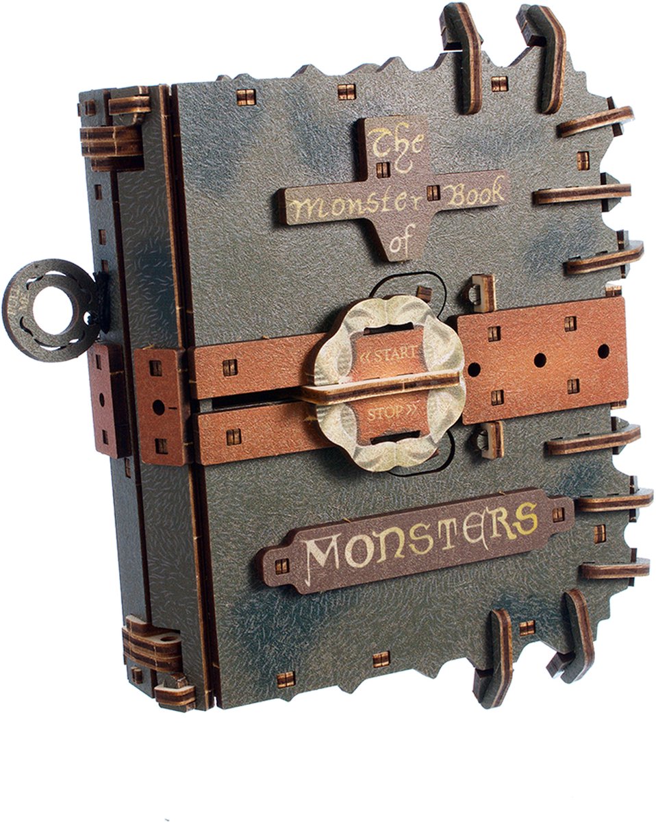 UGEARS 3D Modelbouw - The Monster Book Of Monsters™ - Harry Potter™ - Mechanisch Bouwpakket Hout - Educatief Speelgoed — afbeelding 2