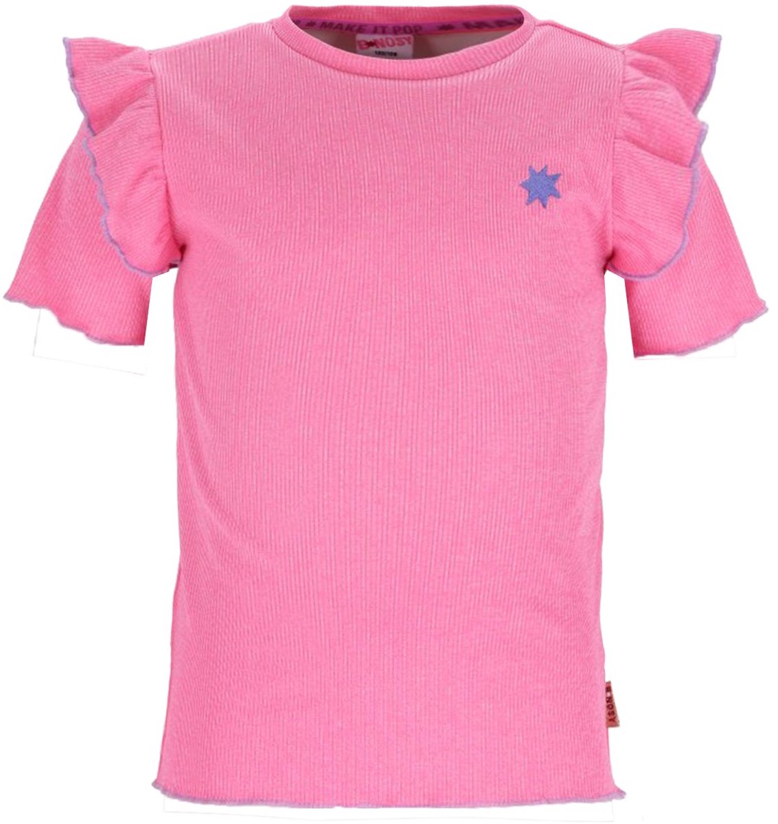 B.Nosy Y603-5431 Meisjes T-shirt roze - Maat 158/164