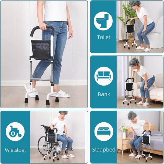 Sta-hulp voor Ouderen: Veilig Opstaan van Bed, Toilet en Bank — afbeelding 2