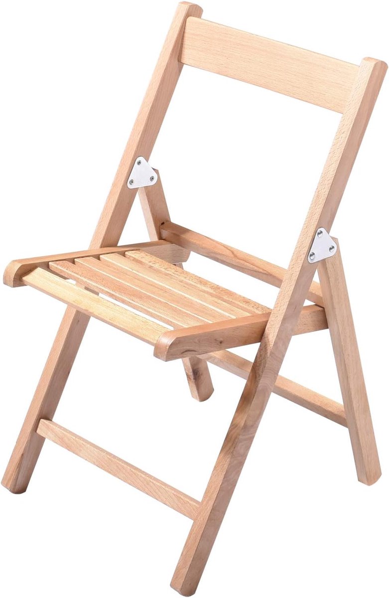 Kinderklapstoel - Babyzitje - Veilig Eten - Compact Opvouwbaar - Natuurlijk