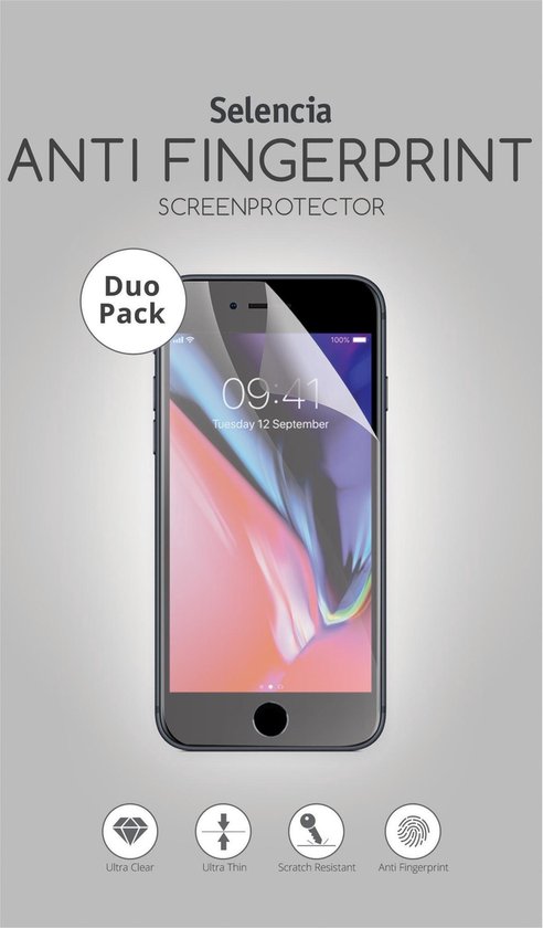 Selencia Screenprotector Geschikt voor Samsung Galaxy J6 - Selencia Duo Pack Anti-fingerprint Screenprotector smartphone