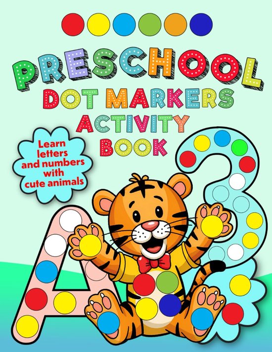 Kleuter Stippenkleurboek ABC en 123 - Educatieve Activiteiten voor ...