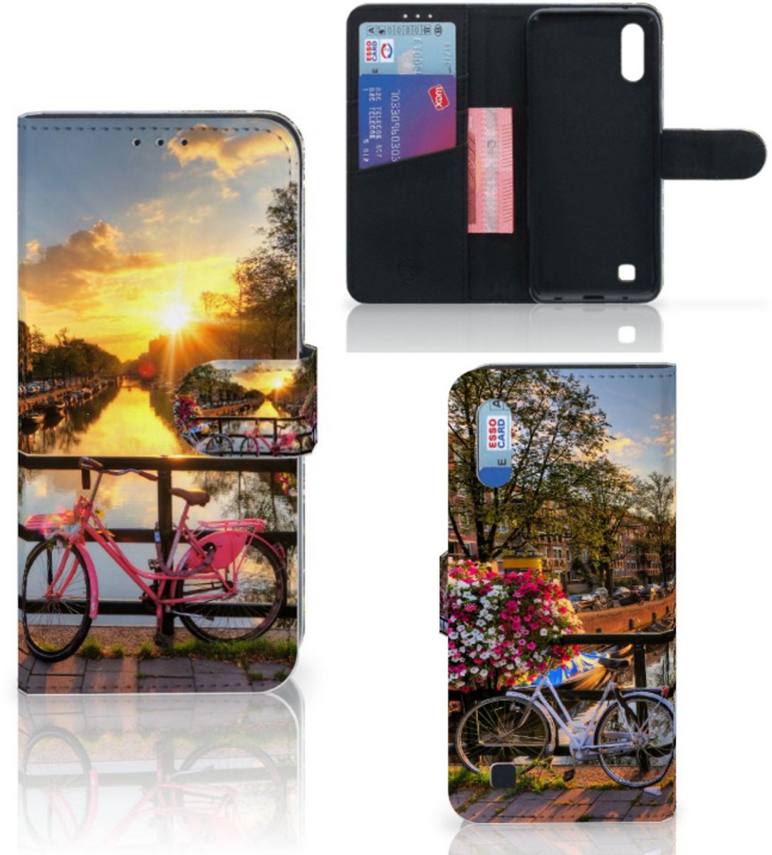 Samsung Galaxy M10 Flip Cover Amsterdamse Grachten