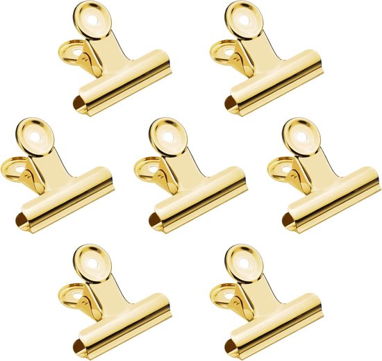 20 Stuks 2 Inch Gepolijste Stalen Clips voor Thuis en Kantoor | bol