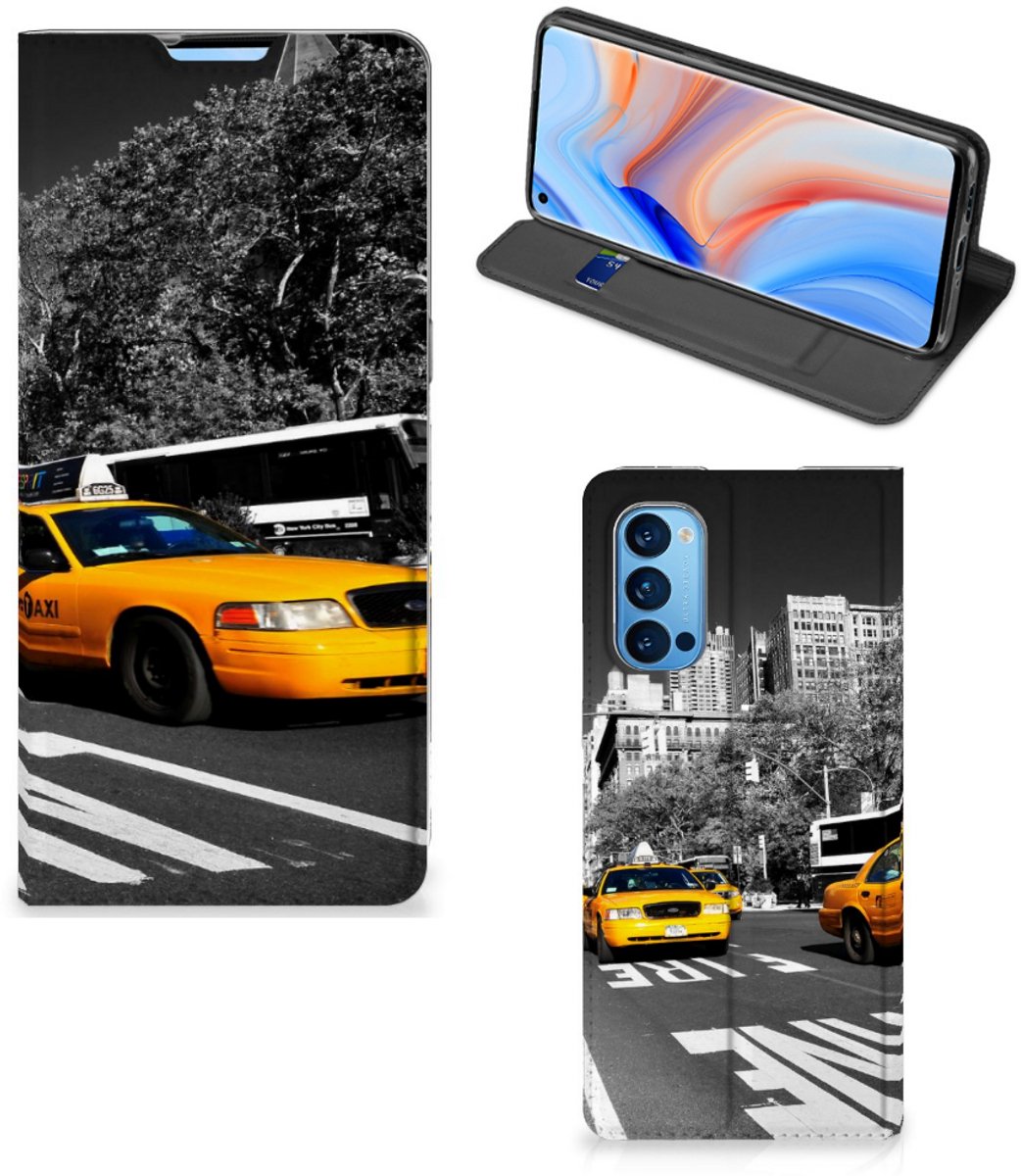 OPPO Reno4 Pro 5G Book Cover New York Taxi