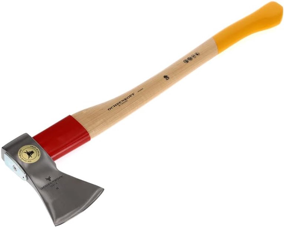 Universele Gold-Forstaxt met Hickory-houten steel voor bos- en tuinwerkzaamheden