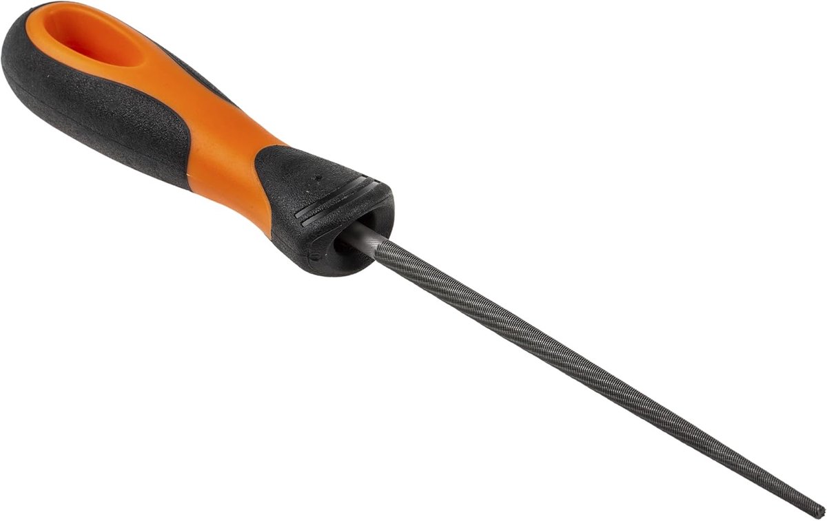 Ronde Werkplaatsvijl 150 mm - Kruishef Voor Efficiënt Slijpen en Bewerken