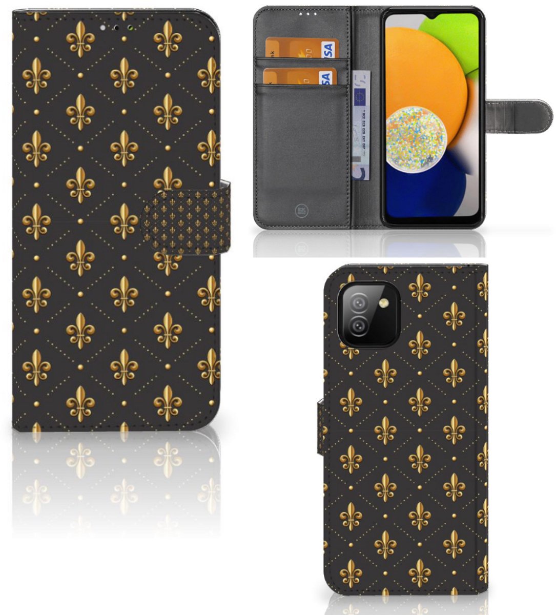 Samsung Galaxy A03 Telefoon Hoesje Franse Lelie