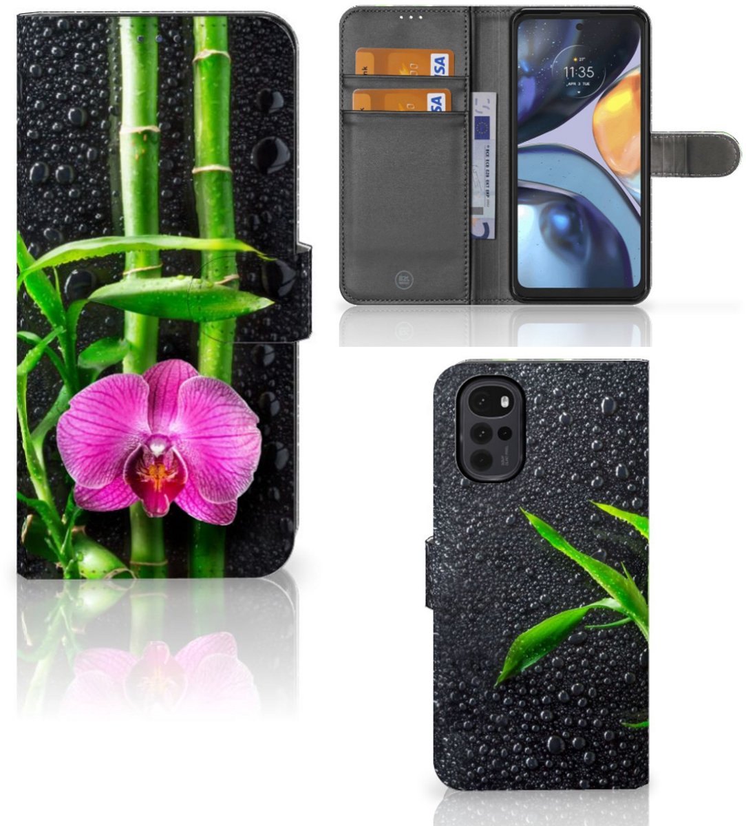 Motorola Moto G22 Hoesje Orchidee