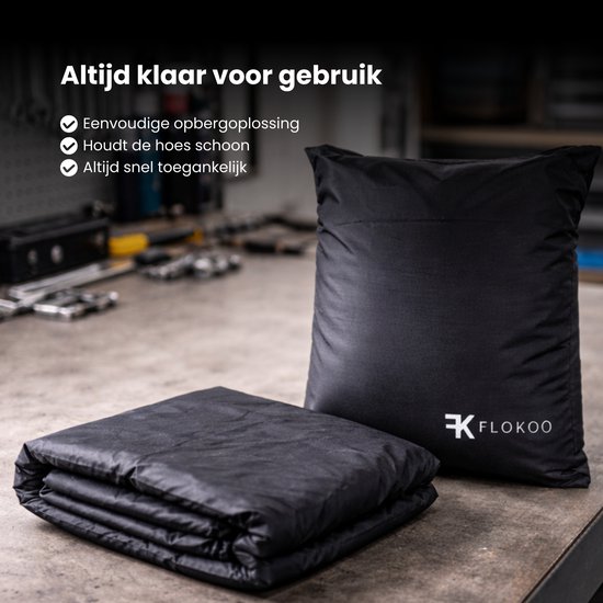 Monteurshoes - Zwart - 2 Stuks - Lederlook - Autostoelhoes - Monteurshoezen van Carpoint — afbeelding 3