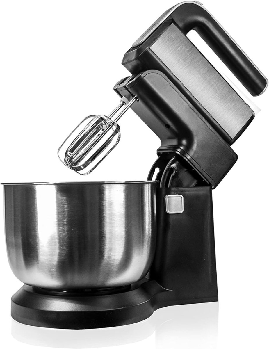 DYNA® Mixer met mengkom - Mixer - Mixer met mengkom keukenmachine - Zwart - 32cm x 23cm x 23 cm; 2.59 kg