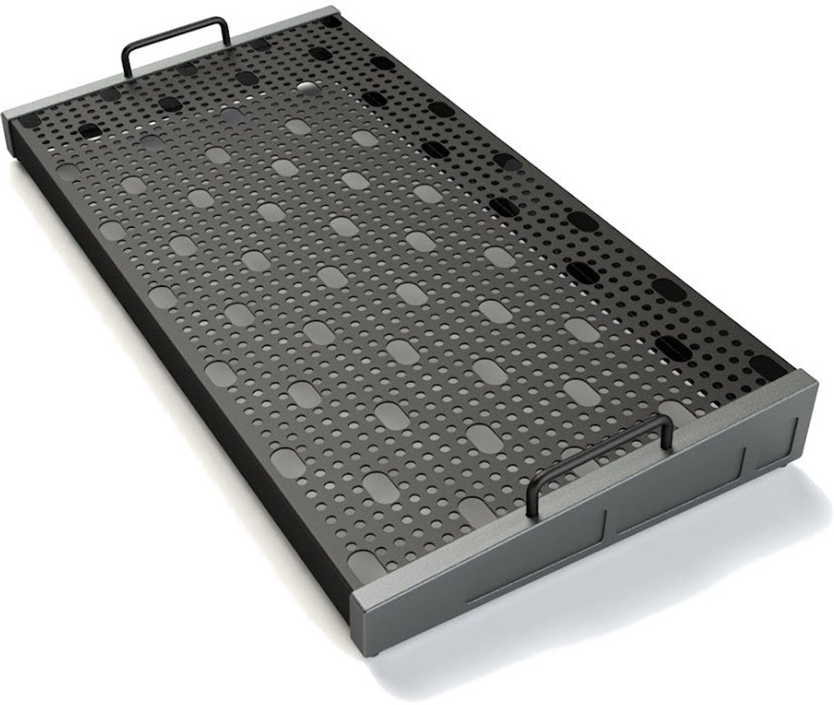 Temple Audio Design DUO 24 Gunmetal Grey - Pedalboard voor gitaren
