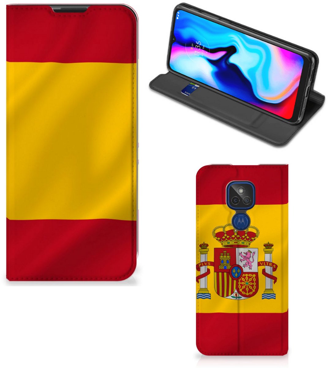 Motorola Moto G9 Play Standcase Spanje