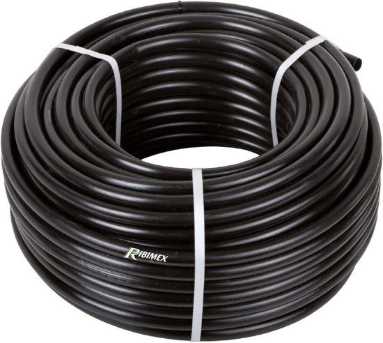 UCLEVER Micro-irrigatieslang – 10 Meter, 4/7 Mm Diameter, Zwart, Flexibel PVC, Voor Tuin, Kas En Gazonirrigatie