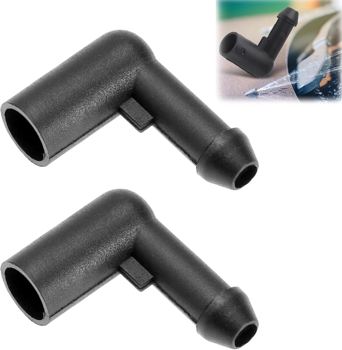 Universele ruitenwisserslang connector 2 stuks