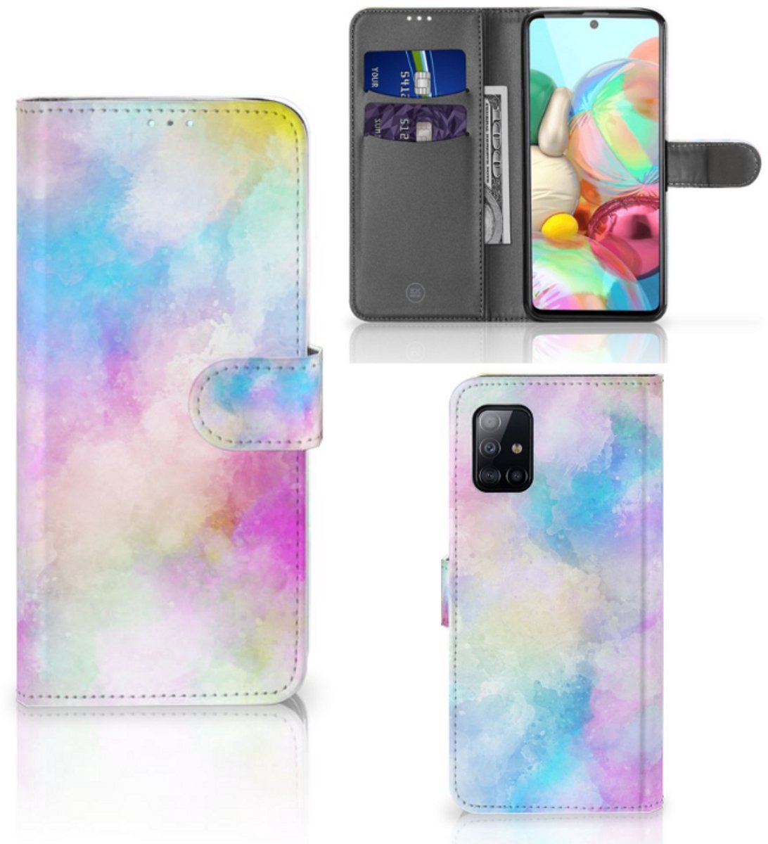 Hoesje Samsung Galaxy A71 Watercolor Light