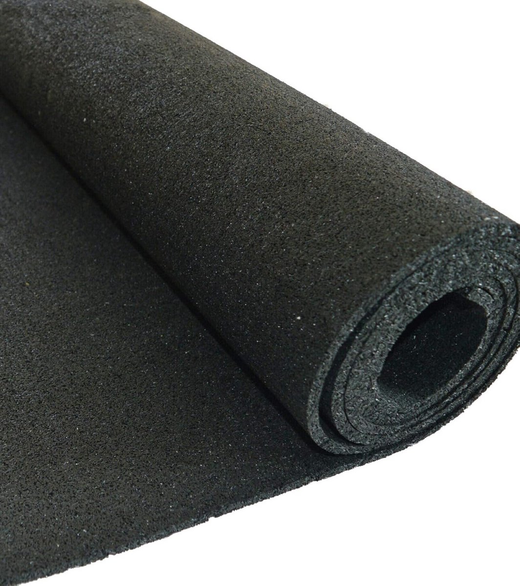 Bouwbeschermingsmat 3mm 1,25 m x 5m Antislip Rubbergranulaat voor Daken en Terrassen