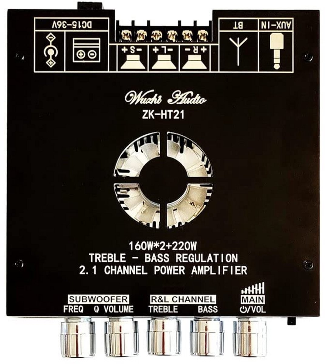 2.1-kanaals Bluetooth digitale versterkermodule met hoge en lage tonen
