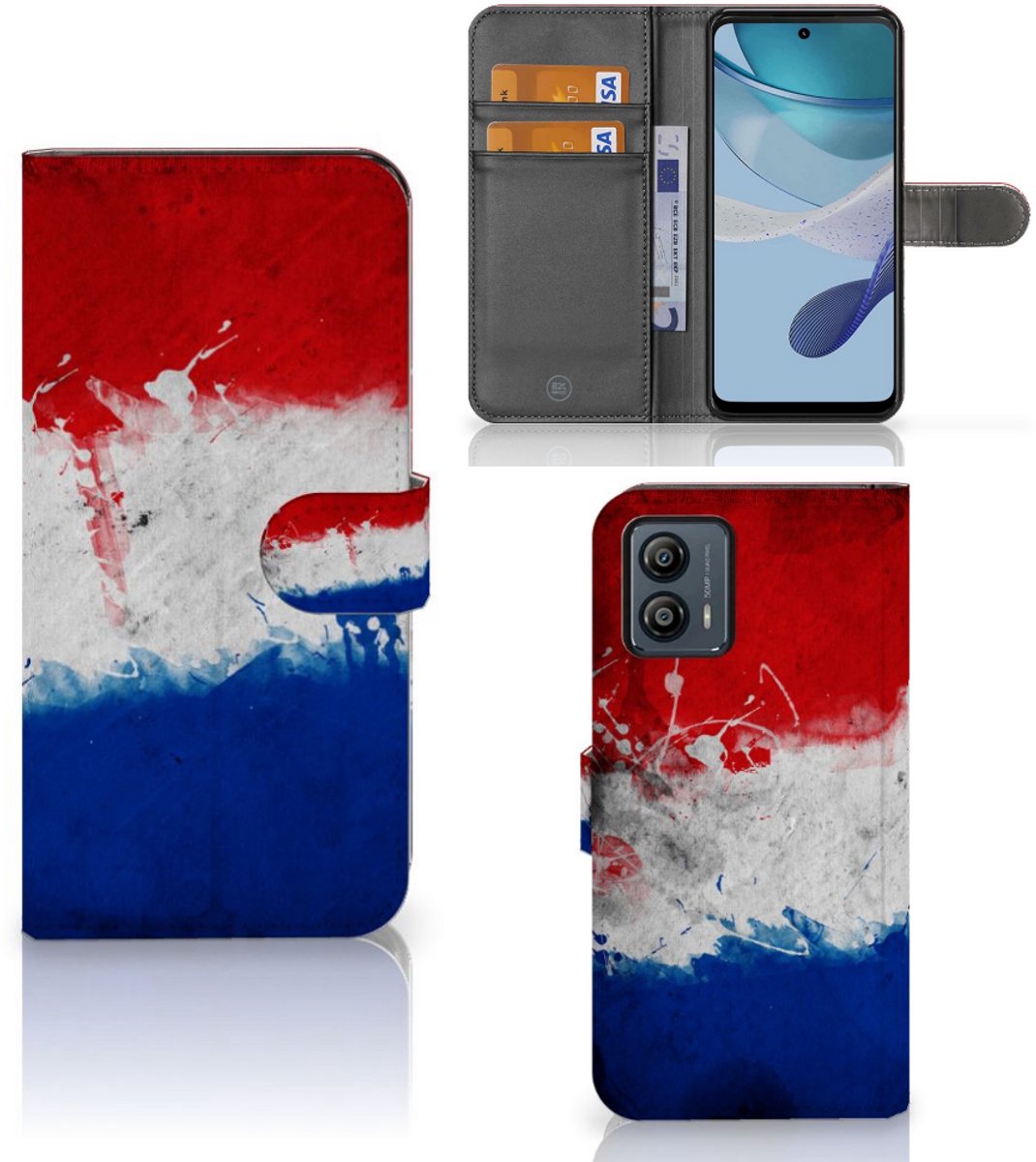 Book Case voor Motorola Moto G53 Bookstyle Case Nederland