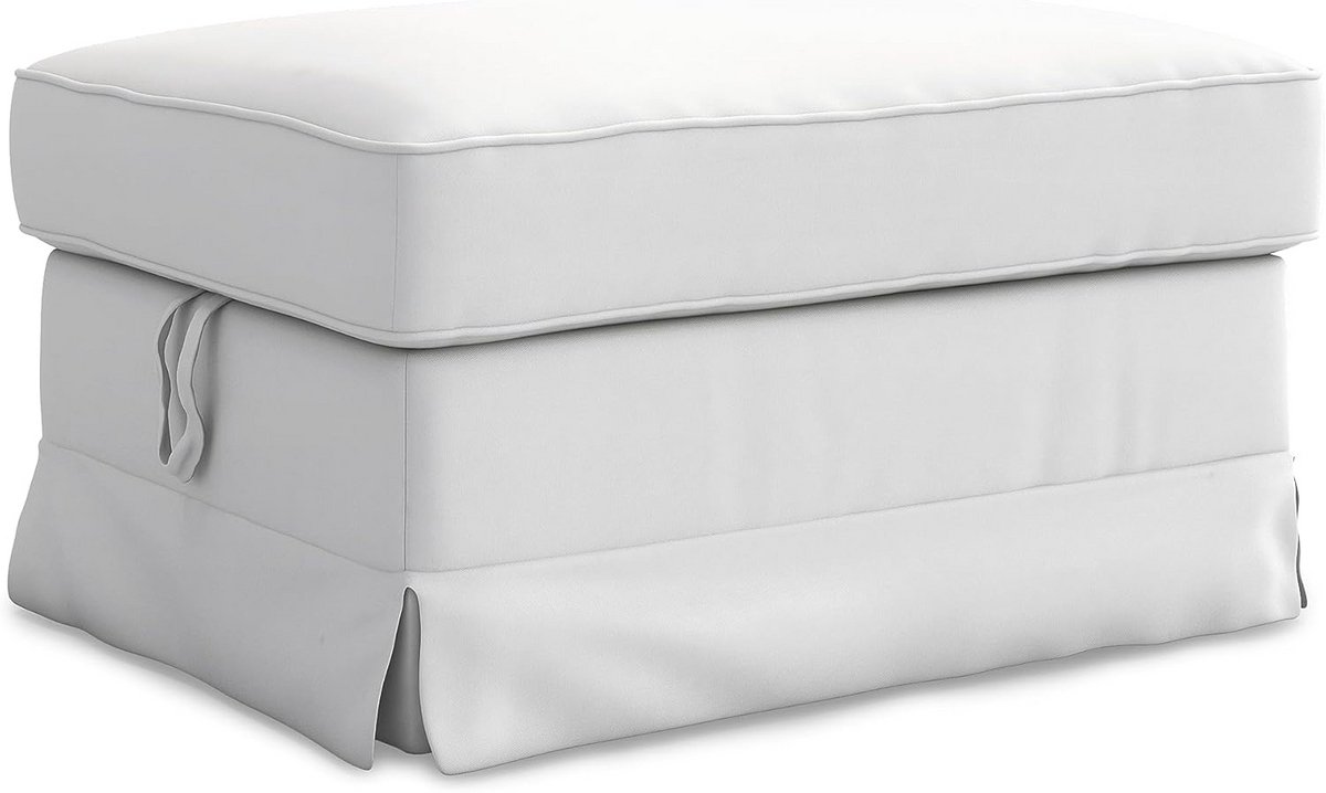 Vervangende Hoes voor Voetenbank - Compatibel met Ektorp - 82 x 62 x 44 cm - Koel Wit