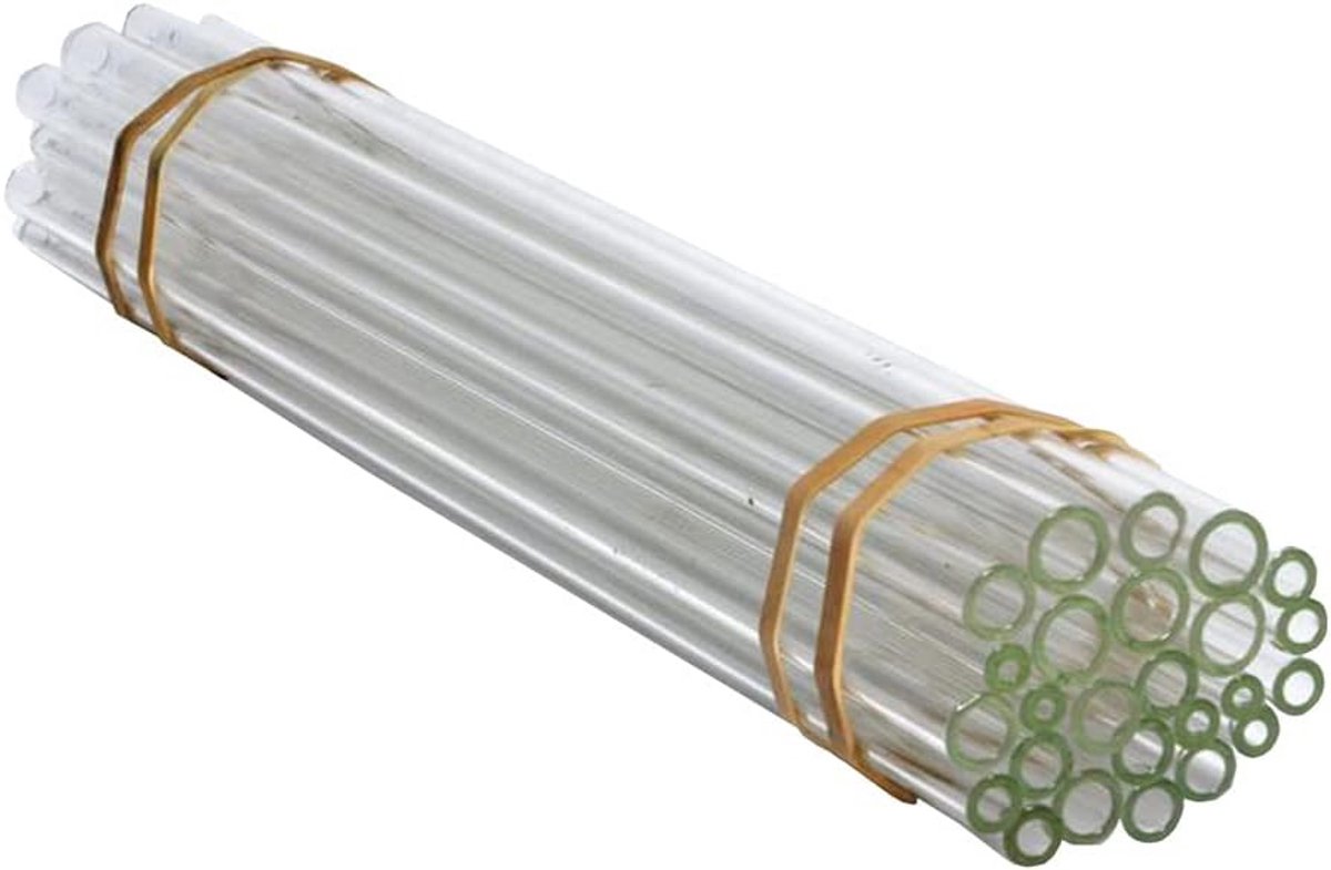 Borosilicaat Glazen Buizen Assortiment - 12 Inch Lengte - Verschillende Dikten