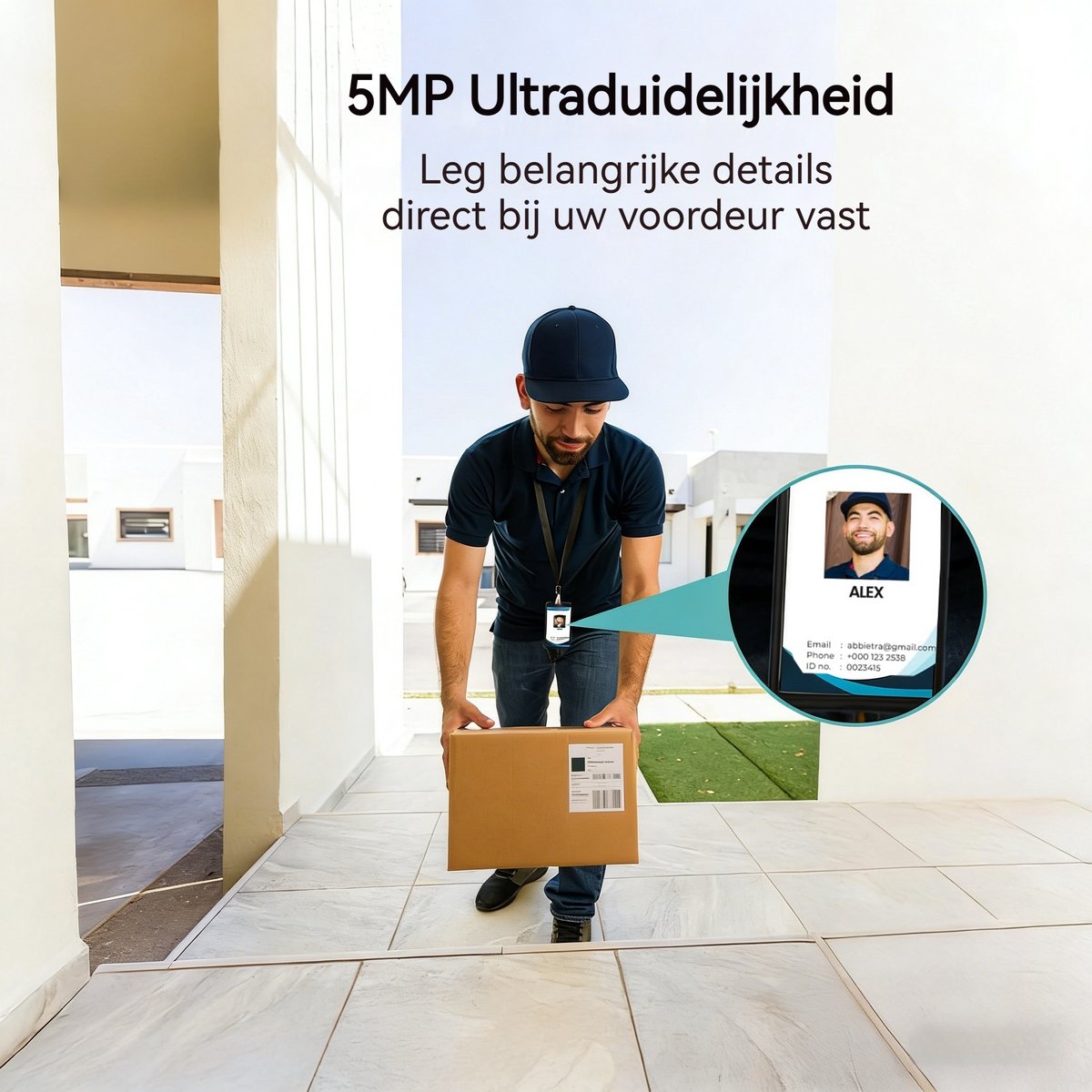 Boifun J1X Video Doorbell 2K met Nachtzicht - afbeelding 2