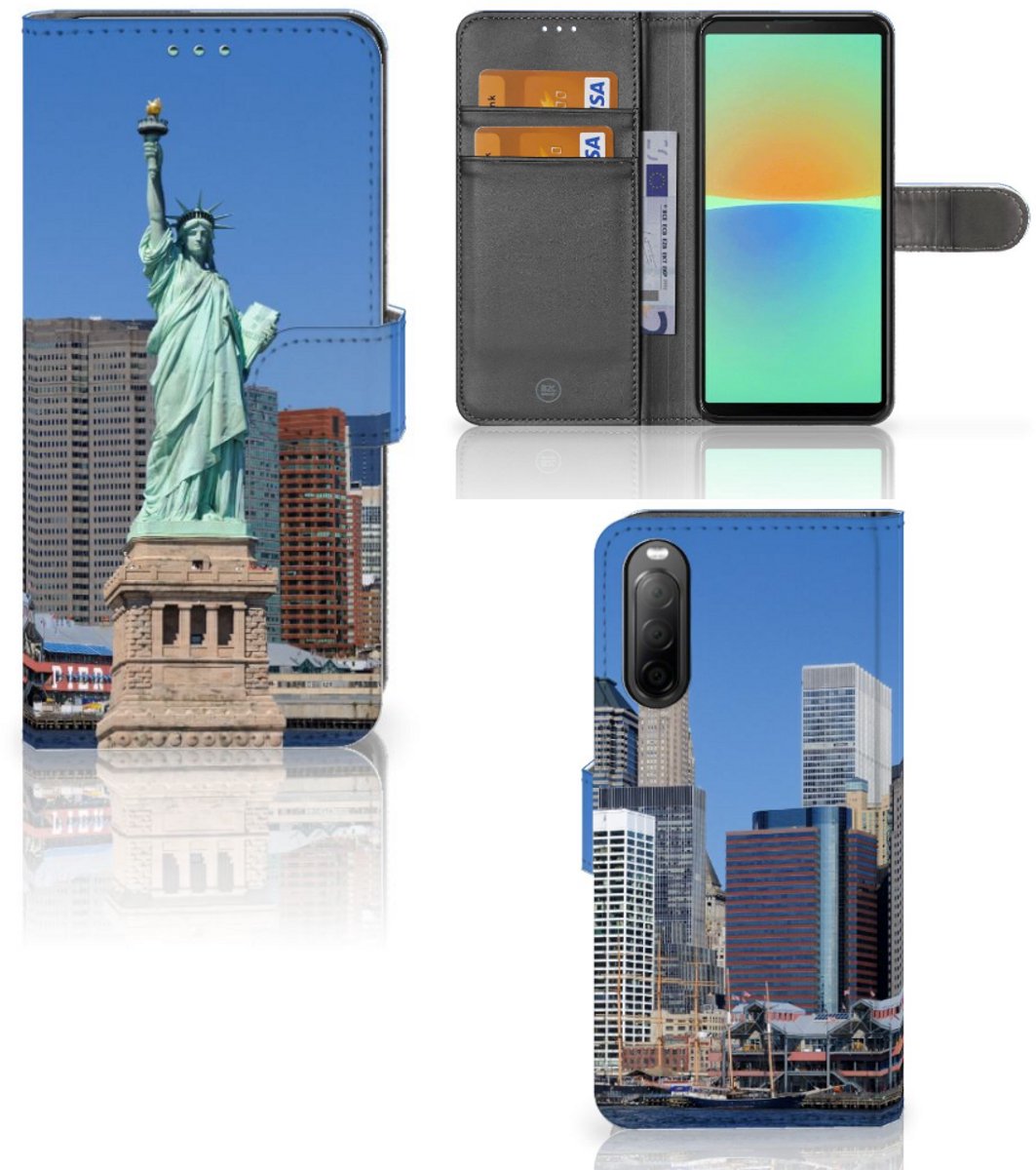Sony Xperia 10 IV Flip Cover Vrijheidsbeeld