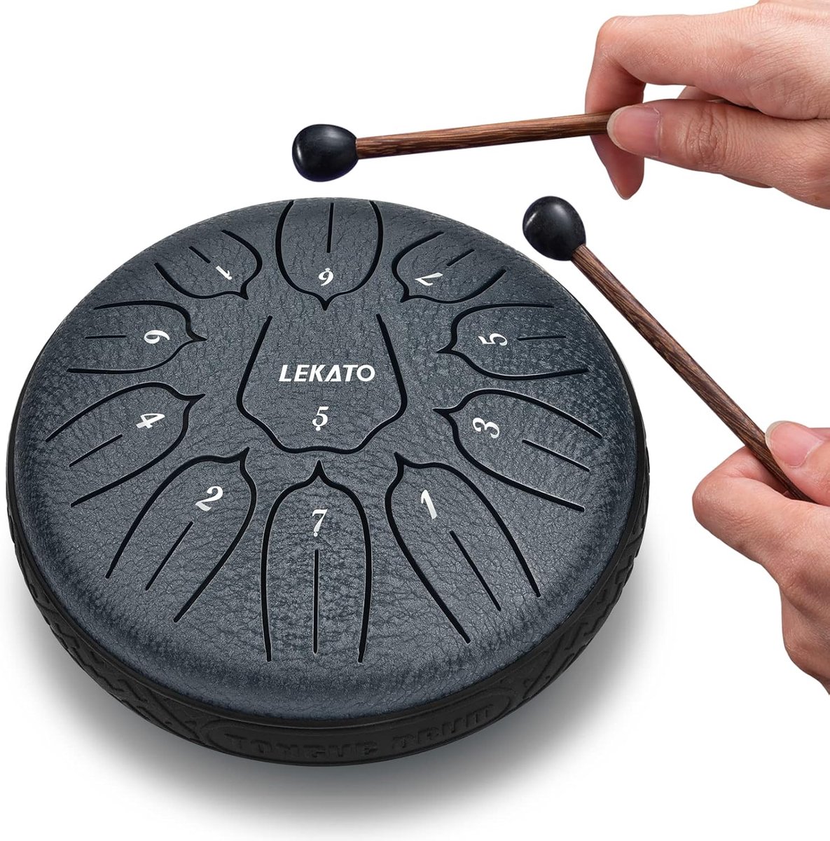 Stalen Tongtrommel 15 cm - 11 Noten - Handpan Drum voor Meditatie en Muzikale Educatie
