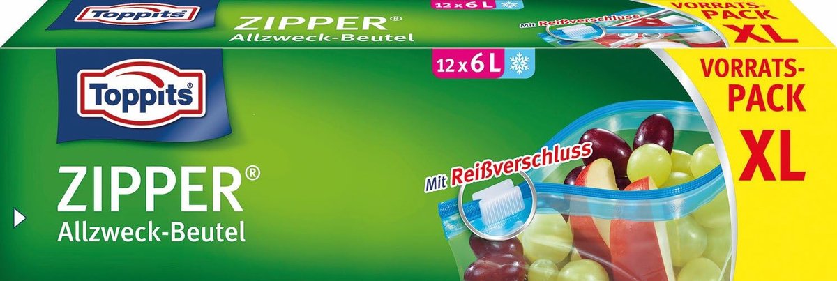 Toppits - Rits multifunctionele tas 6 liter XL