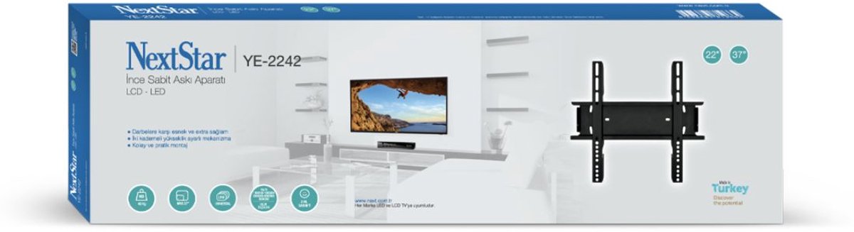 NextStar YE-2242 Vaste TV-Muurbeugel