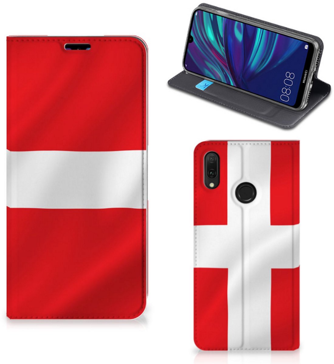 Huawei Y7 hoesje Y7 Pro (2019) Standcase Denemarken