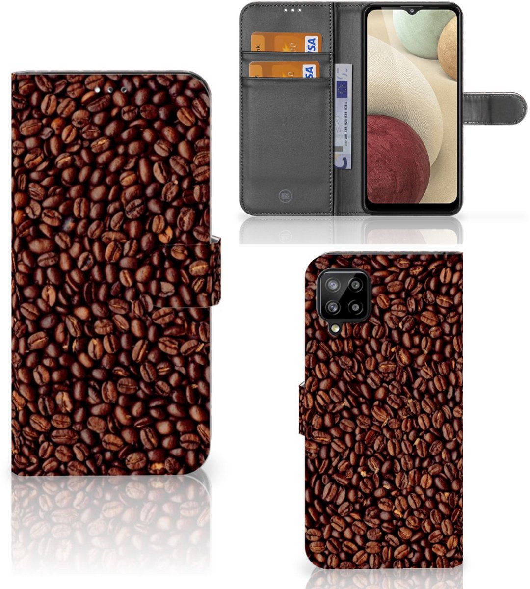Samsung Galaxy A12 Book Cover Koffiebonen