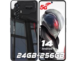 CUBOT Max 5 Smartphone - 24 GB RAM + 256 GB ROM - Android 14 - 5100 mAh - 6,95 in IPS - 5G Dual SIM - Zwart
