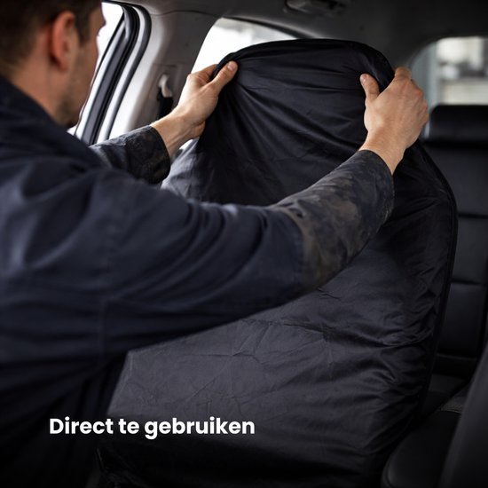 Monteurshoes - Zwart - 2 Stuks - Lederlook - Autostoelhoes - Monteurshoezen van Carpoint — afbeelding 5