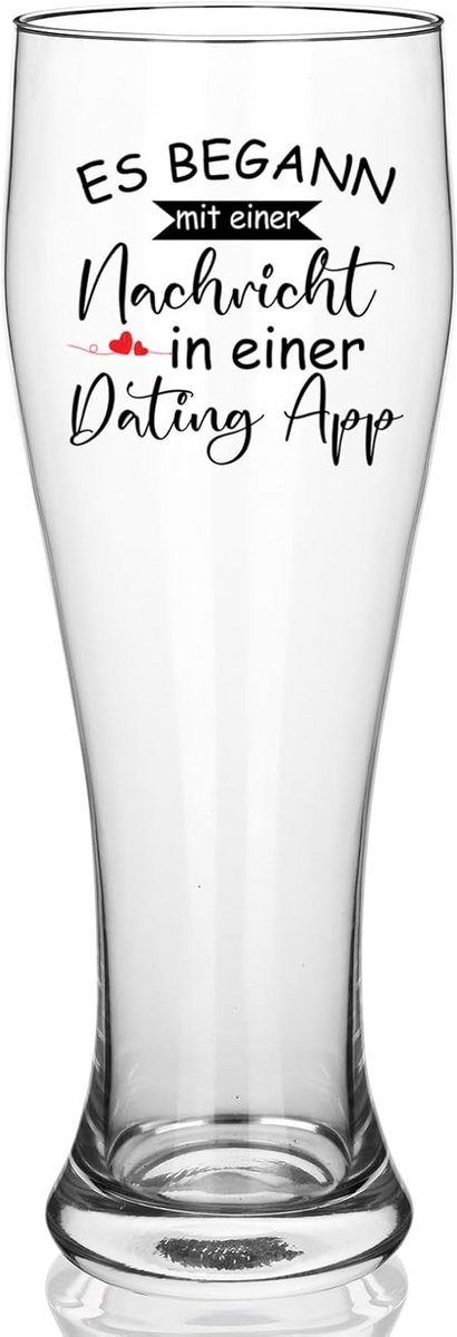 Bierglas Valentijnsdag Cadeau voor Mannen - 700ml