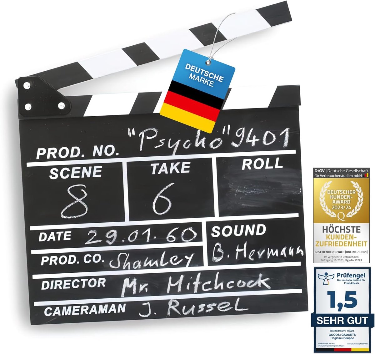 Filmklapper-kado-Hollywood (27x30cm)-aanbieding