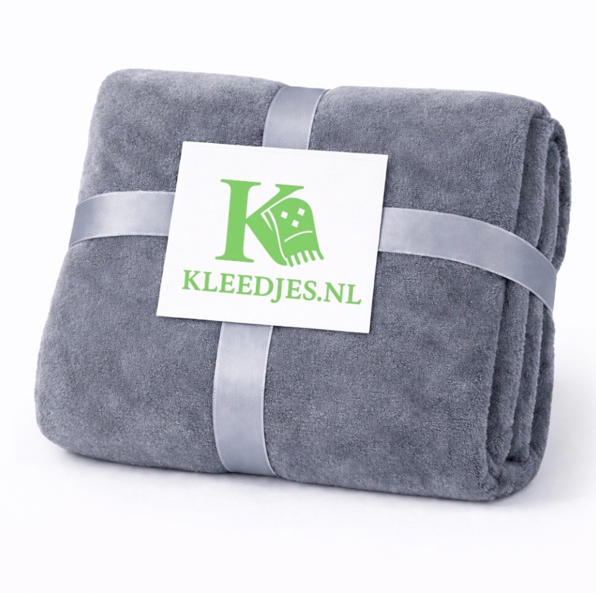 Fleece deken 150x200 cm – Zacht & comfortabel – Plaid voor bank en bed – Donkergrijs