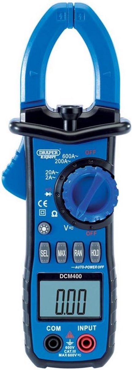 Digitale Stroommeter Tang met Verlicht LCD-Display en Handlamp