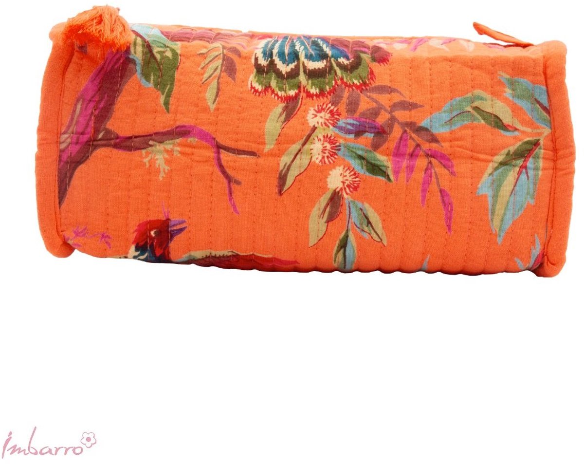 Imbarro Pouch Quilted Paradise Mandarine 25x12cm