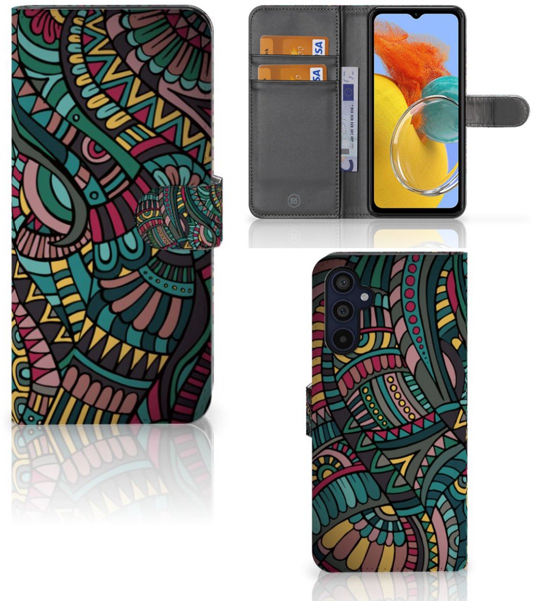 Samsung Galaxy M14 Telefoon Hoesje Aztec