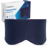 Masque de sommeil PurelyGoods® - Masque pour les yeux - Occultant - Masque de sommeil - Homme et femme - Katoen - Bleu foncé