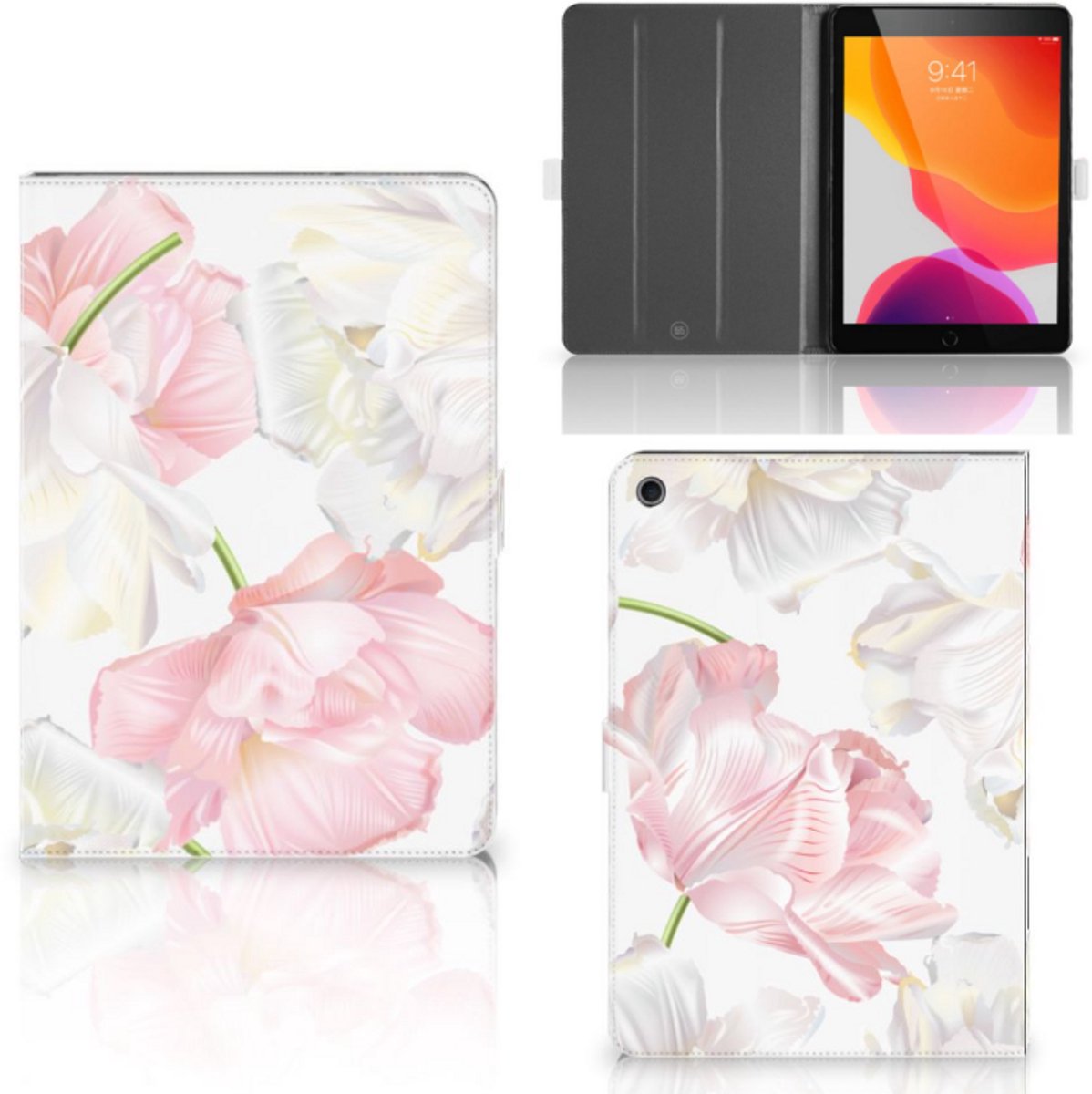iPad 10.2 2019 | iPad 10.2 2020 | 10.2 2021 Tablet Cover Lovely Flowers