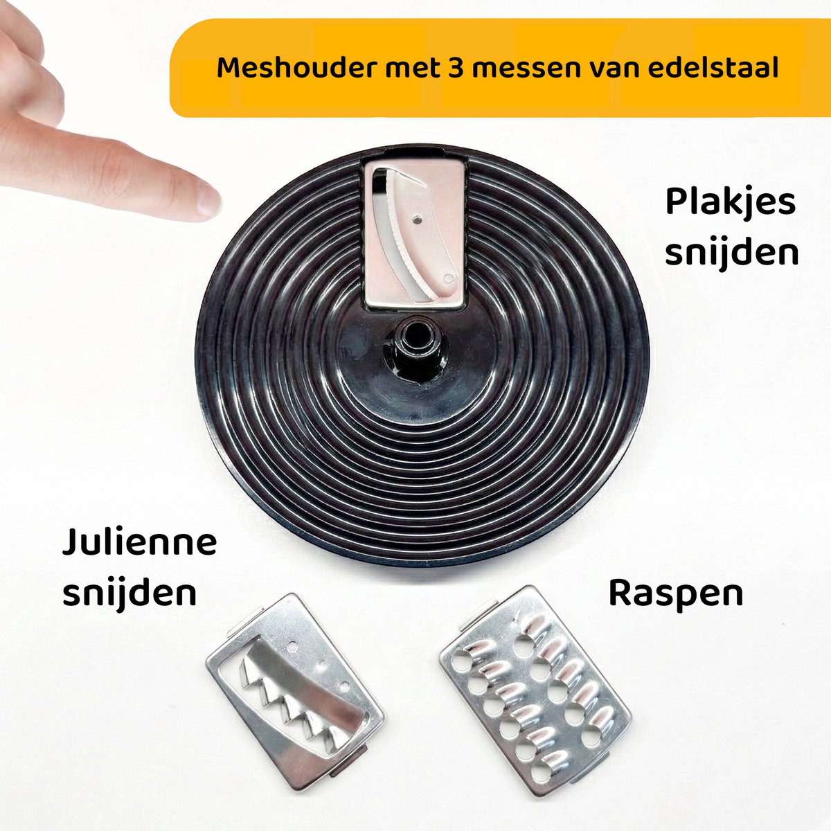 Linea Tegno Food Processor PRO-FP8001 - 5-in-1 RVS keukenmachine: blender, hakmolen, groentesnijder, citruspers en mixer in één. Voor groenten, fruit, noten, soepen, deegsoorten. 2,3L kom - Sinaasappels persen. 2,7L blender voor smoothies & shakes – foto 2