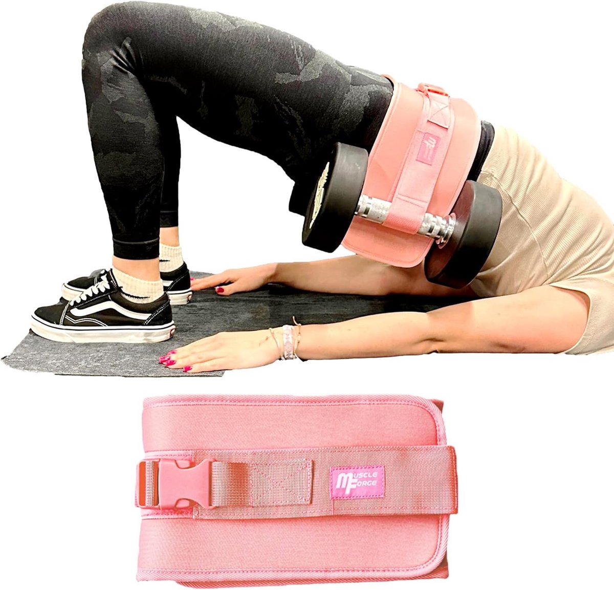 Gewichtsbelastingsgordel voor Heupoefeningen - Effectieve Hip Thrust en Glute Bridge Riem